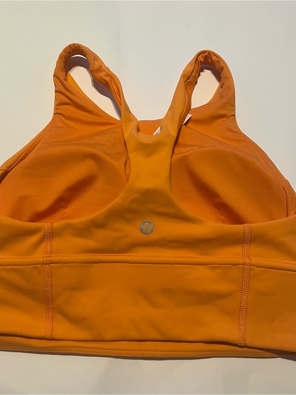 lululemon athletica Bright Orange Racerback Sports Bra